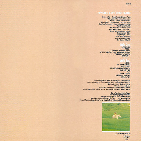 Penguin Cafe Orchestra ~ Penguin Cafe Orchestra (Vinyl) - Djungel & Jazz
