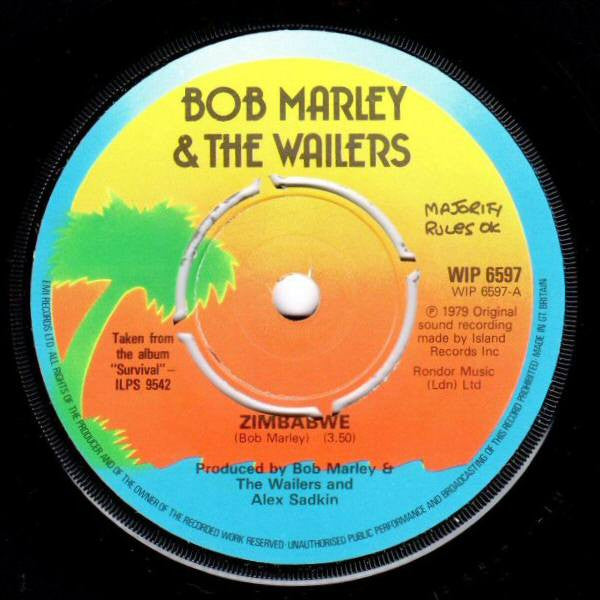Bob Marley & The Wailers ~ Zimbabwe (Vinyl) - Djungel & Jazz