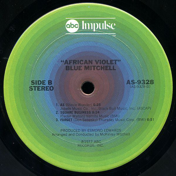 Blue Mitchell ~ African Violet (Vinyl) - Djungel & Jazz