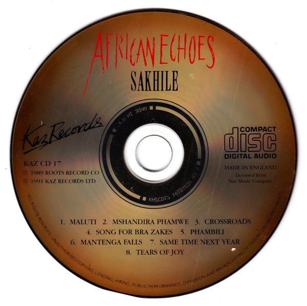 Sakhile ~ African Echoes (Vinyl) - Djungel & Jazz