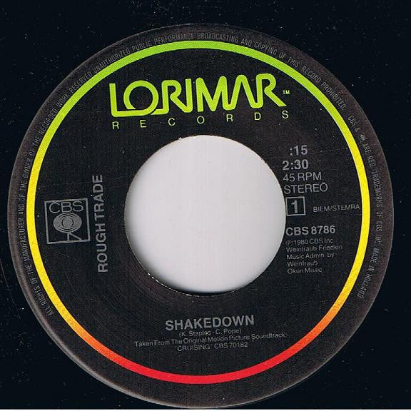 Rough Trade / Madelynn von Ritz : Shakedown / When I Close My Eyes I See Blood (7", Single)
