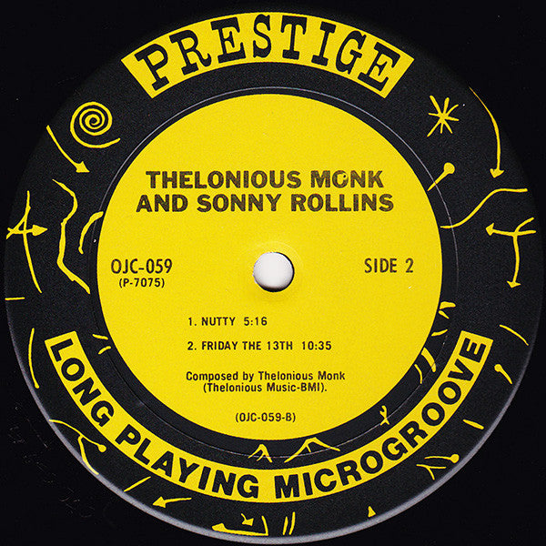 Thelonious Monk / Sonny Rollins : Thelonious Monk / Sonny Rollins (LP, Comp, RE)