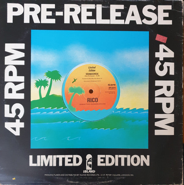 Rico* : Take Five / Soundcheck (12", Ltd)