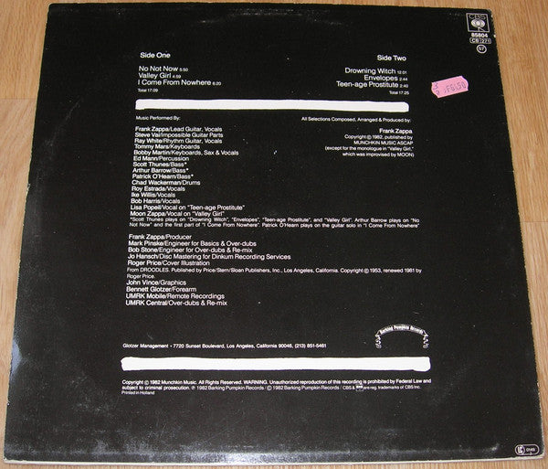 Zappa ~ Ship Arriving Too Late To Save A Drowning Witch (Vinyl) - Djungel & Jazz