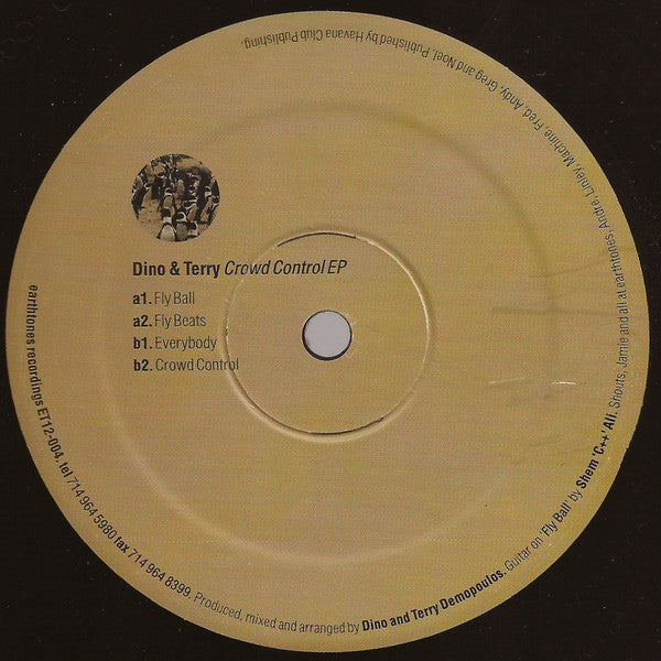 Dino & Terry ~ Crowd Control EP (Vinyl) - Djungel & Jazz