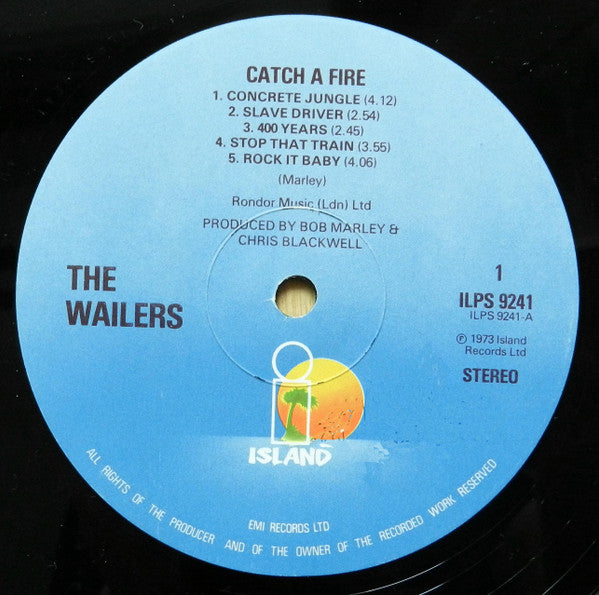 Bob Marley & The Wailers : Catch A Fire (LP, Album, RE, RP)