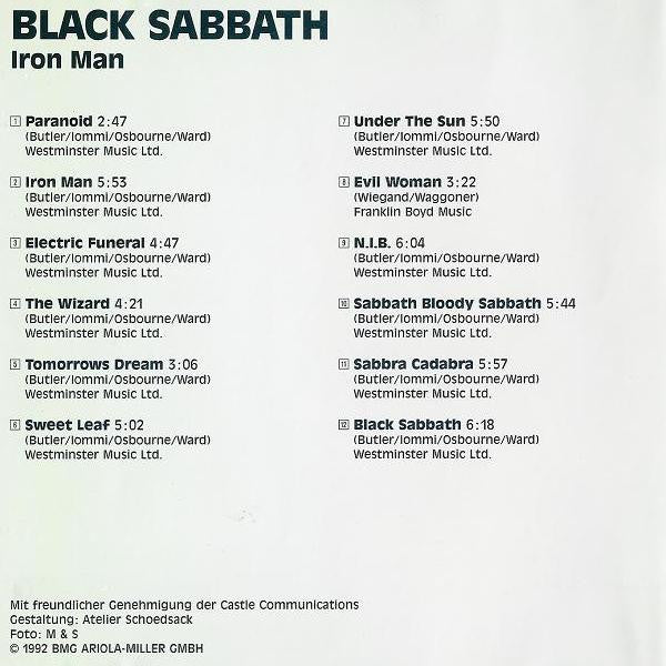 Black Sabbath ~ Iron Man (Vinyl) - Djungel & Jazz