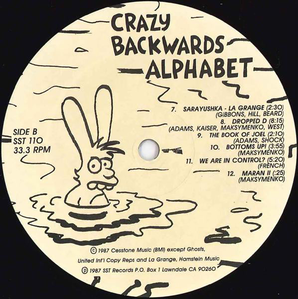 Crazy Backwards Alphabet ~ Crazy Backwards Alphabet (Vinyl) - Djungel & Jazz