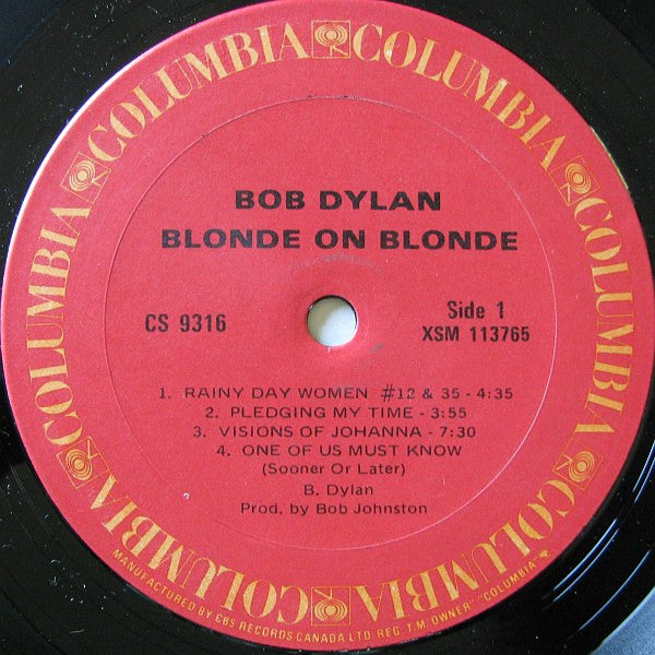 Bob Dylan : Blonde On Blonde (2xLP, Album, RE)
