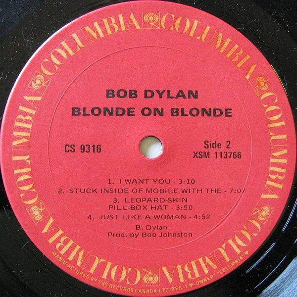Bob Dylan : Blonde On Blonde (2xLP, Album, RE)