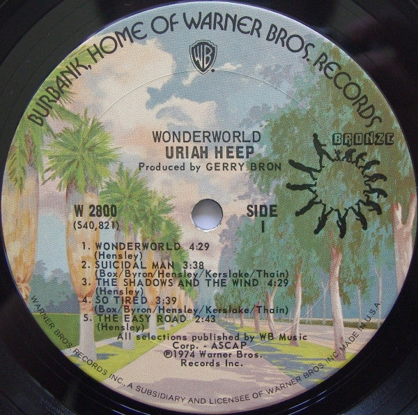 Uriah Heep ~ Wonderworld (Vinyl) - Djungel & Jazz