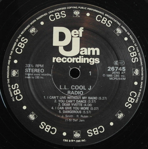 L.L. Cool J ~ Radio (Vinyl) - Djungel & Jazz