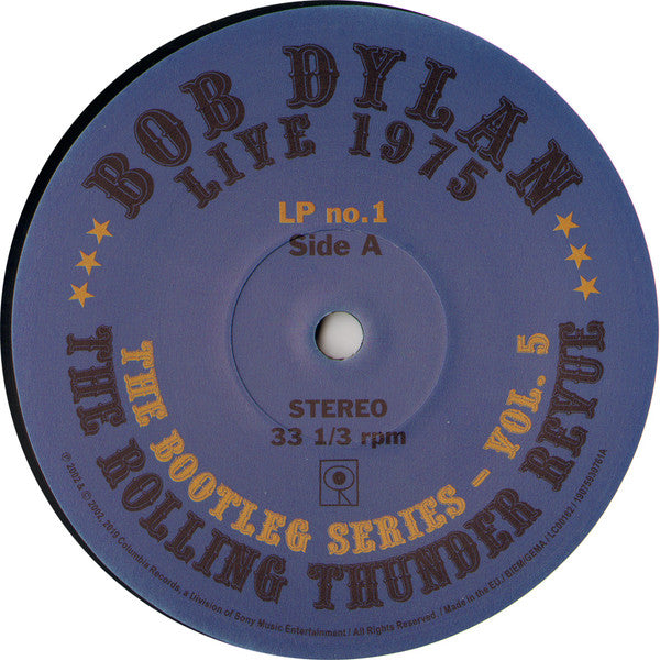 Bob Dylan ~ Live 1975 (The Rolling Thunder Revue) (Vinyl) - Djungel & Jazz