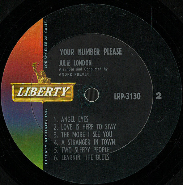 Julie London ~ Your Number Please (Vinyl) - Djungel & Jazz