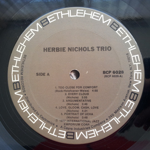 Herbie Nichols ~ The Bethlehem Years (Vinyl) - Djungel & Jazz