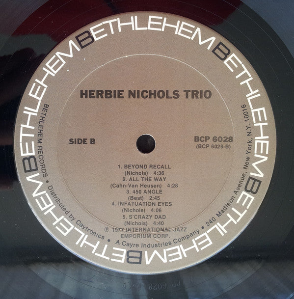 Herbie Nichols ~ The Bethlehem Years (Vinyl) - Djungel & Jazz
