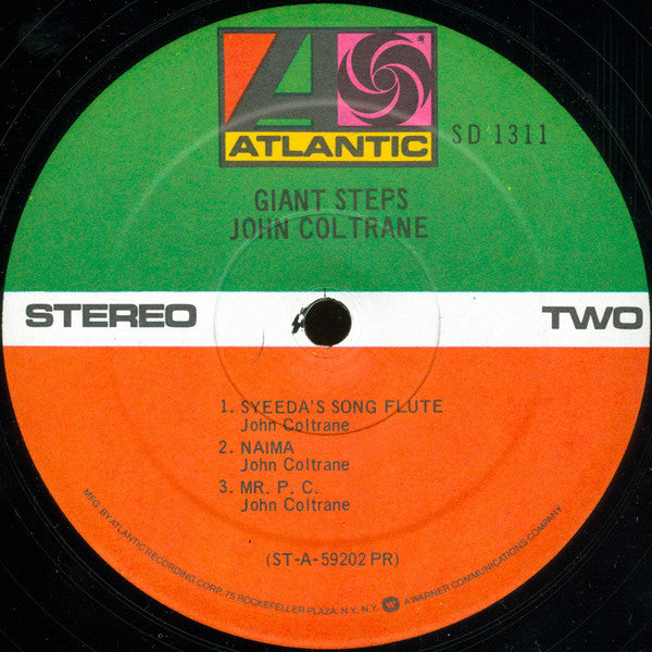 John Coltrane : Giant Steps (LP, Album, RE, PR )