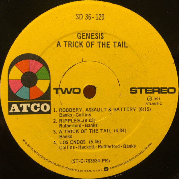 Genesis ~ A Trick Of The Tail (Vinyl) - Djungel & Jazz