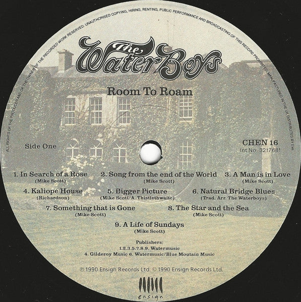 The Waterboys : Room To Roam (LP, Album)