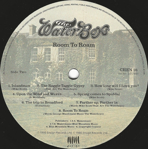 The Waterboys : Room To Roam (LP, Album)