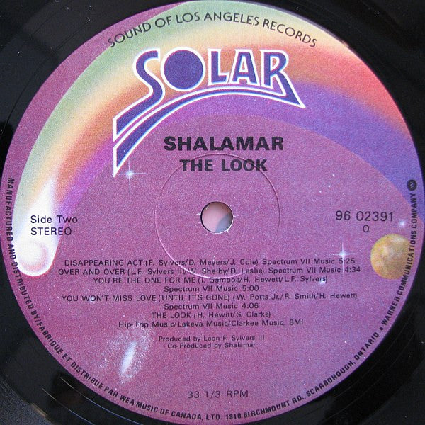 Shalamar ~ The Look (Vinyl) - Djungel & Jazz