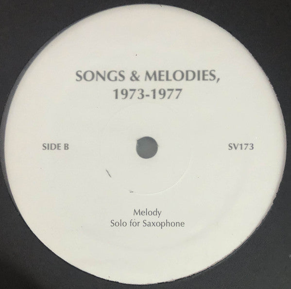 Jon Gibson (2) : Songs & Melodies, 1973-1977 (2xLP, Album)
