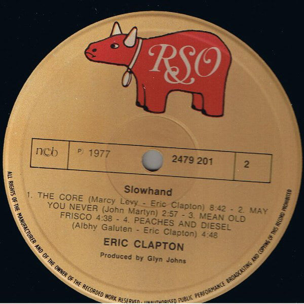 Eric Clapton ~ Slowhand (Vinyl) - Djungel & Jazz