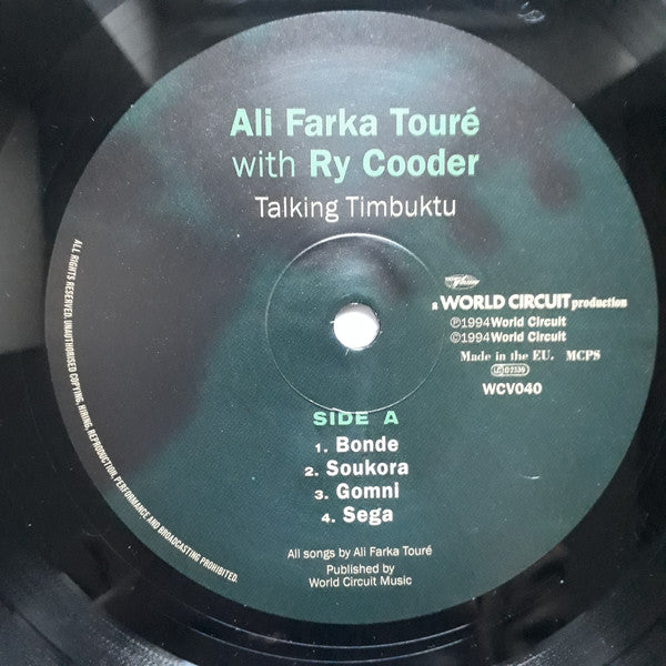 Ali Farka Touré With Ry Cooder ~ Talking Timbuktu (Vinyl) - Djungel & Jazz