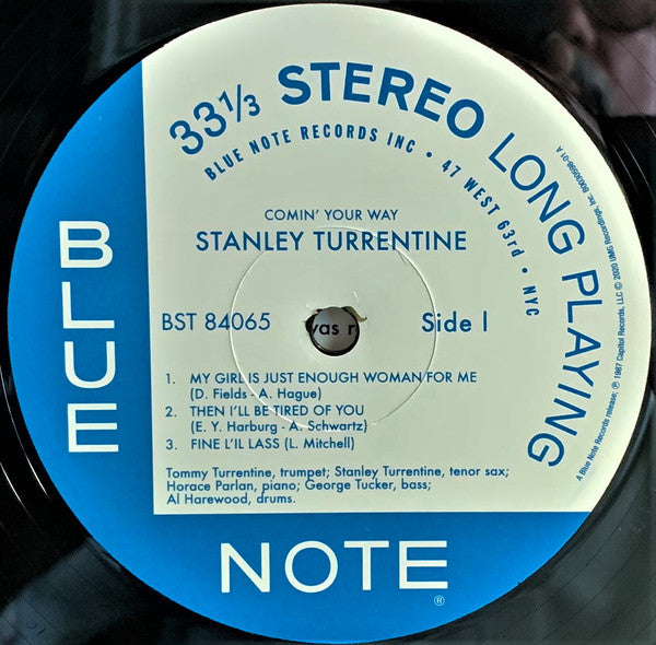 Stanley Turrentine ~ Comin' Your Way (Vinyl) - Djungel & Jazz