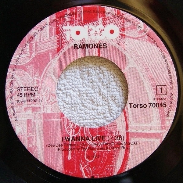 Ramones ~ I Wanna Live (Vinyl) - Djungel & Jazz