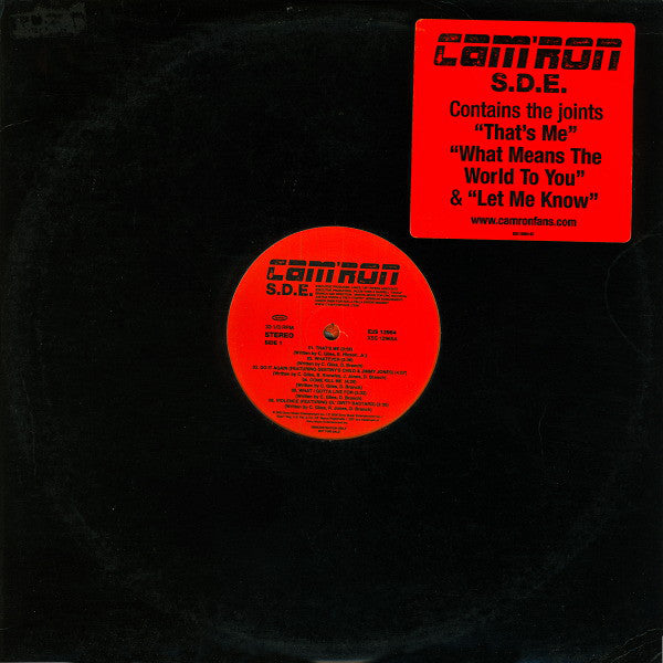 Cam'ron ~ S.D.E. (Vinyl) - Djungel & Jazz