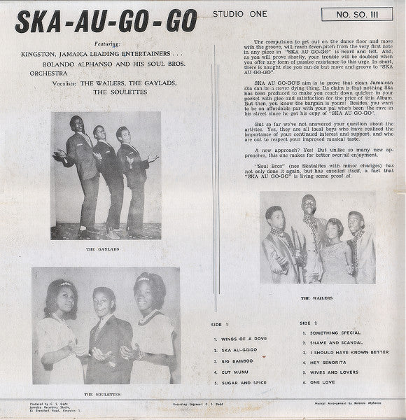 Various : Ska Au-Go-Go (LP, Comp, RE)