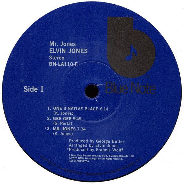 Elvin Jones ~ Mr. Jones (Vinyl) - Djungel & Jazz