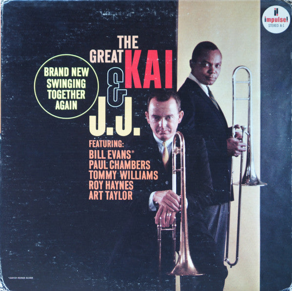 J.J. Johnson & Kai Winding ~ The Great Kai & J.J. Swinging Together Again (Vinyl) - Djungel & Jazz