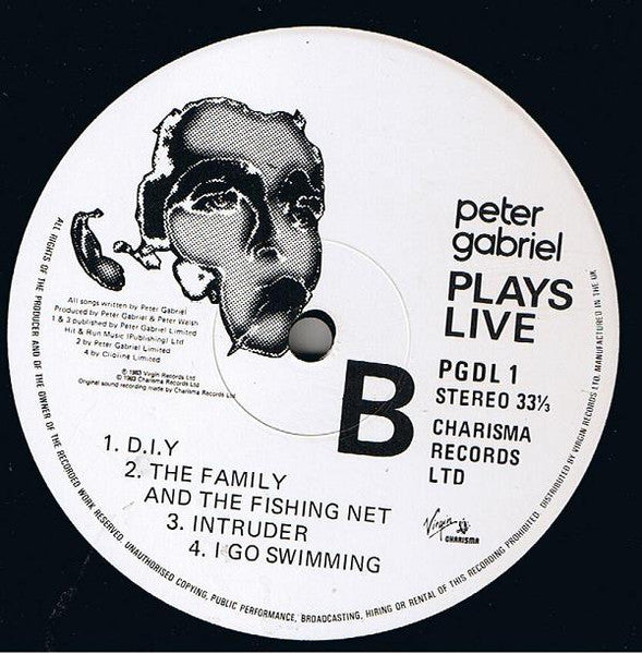 Peter Gabriel : Plays Live (2xLP, Album, RE)