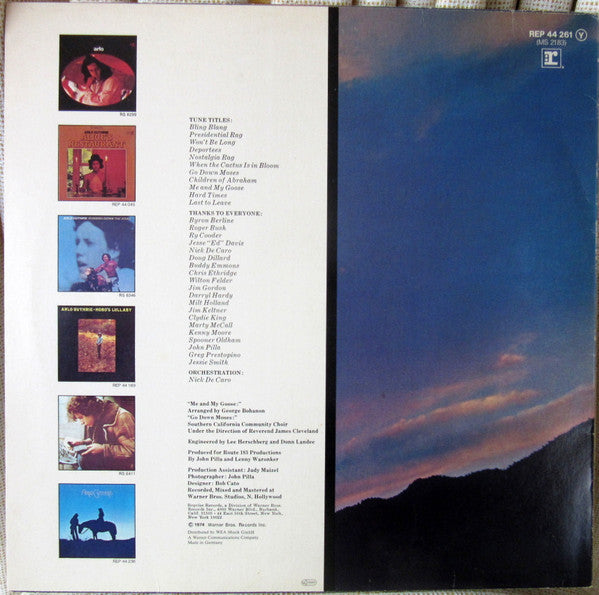 Arlo Guthrie : Arlo Guthrie (LP, Album, RE)