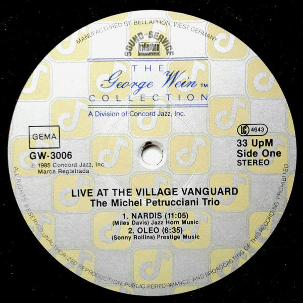 The Michel Petrucciani Trio ~ Live At The Village Vanguard (Vinyl) - Djungel & Jazz