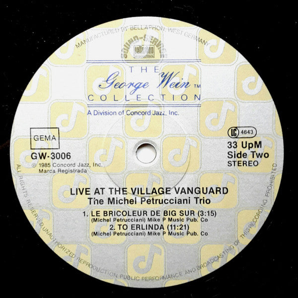 The Michel Petrucciani Trio ~ Live At The Village Vanguard (Vinyl) - Djungel & Jazz