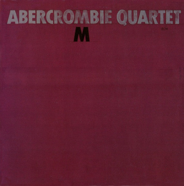 Abercrombie Quartet ~ M (Vinyl) - Djungel & Jazz