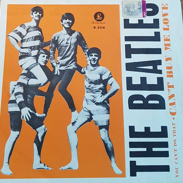 The Beatles : Can't Buy Me Love (7", Single, Ora)
