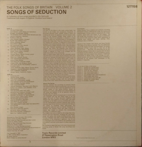 Various ~ Songs Of Seduction (Vinyl) - Djungel & Jazz