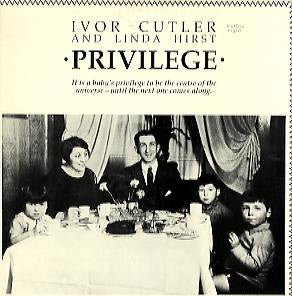 Ivor Cutler And Linda Hirst ~ Privilege (Vinyl) - Djungel & Jazz