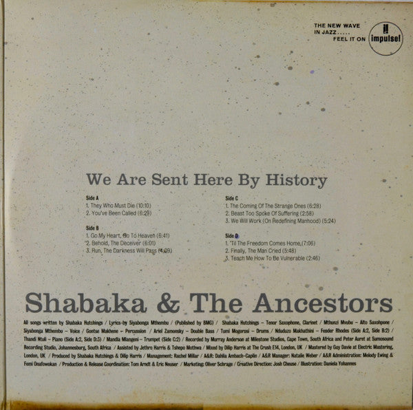 Shabaka & The Ancestors ~ We Are Sent Here By History (Vinyl) - Djungel & Jazz