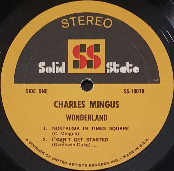 Charles Mingus : Wonderland (LP, Album, RE, Yel)