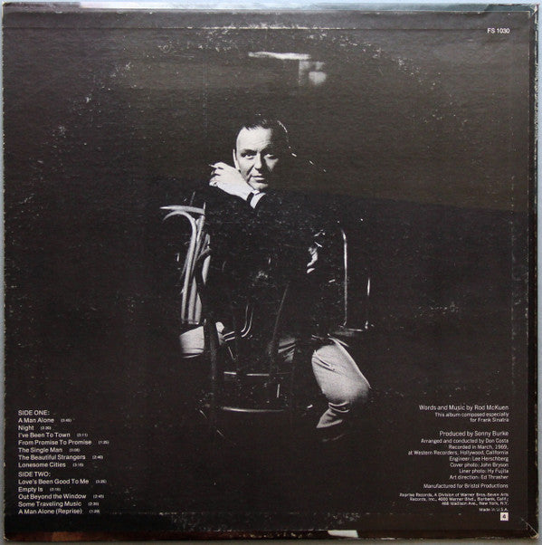 Frank Sinatra ~ A Man Alone (Vinyl) - Djungel & Jazz
