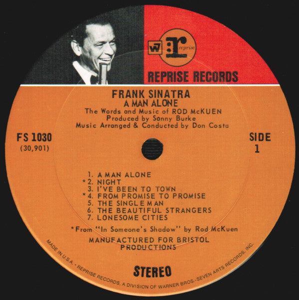Frank Sinatra ~ A Man Alone (Vinyl) - Djungel & Jazz