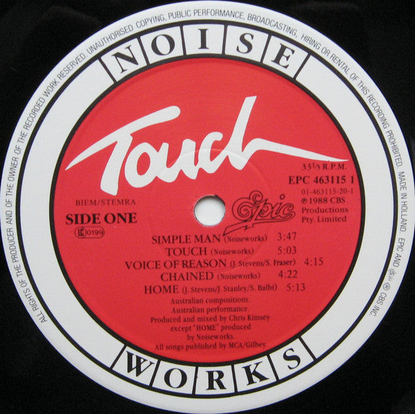Noiseworks : Touch (LP, Album, Gat)