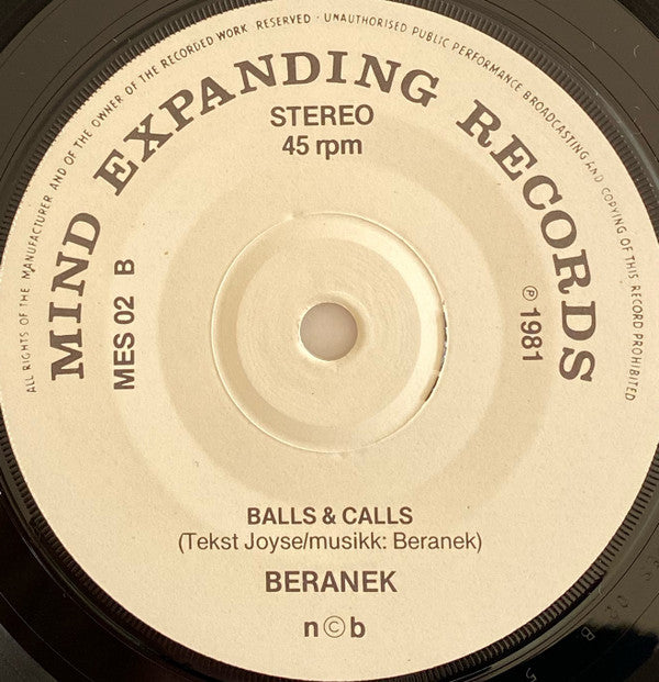 Beranek ~ Dra Te Hælvete / Balls & Calls (Vinyl) - Djungel & Jazz