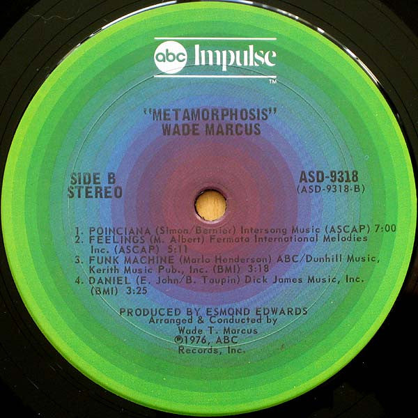 Wade Marcus ~ Metamorphosis (Vinyl) - Djungel & Jazz