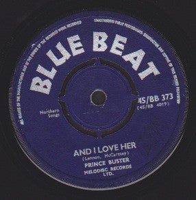 Prince Buster : Knock On Wood / And I Love Her (7", Single)